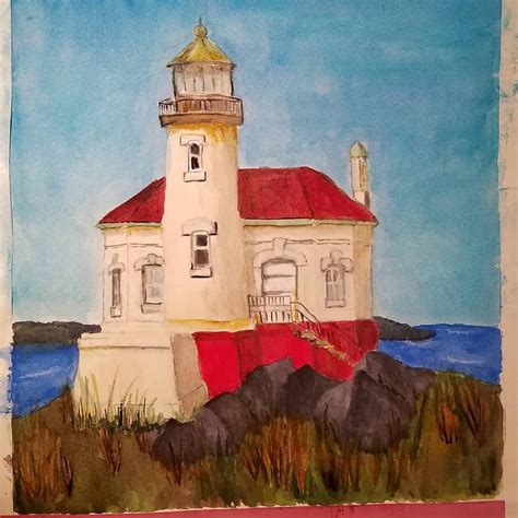 Oregon coast lighthouse by SkapandiKona on DeviantArt