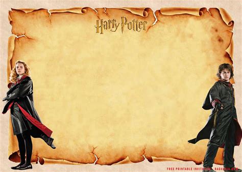 Template Harry Potter Printables