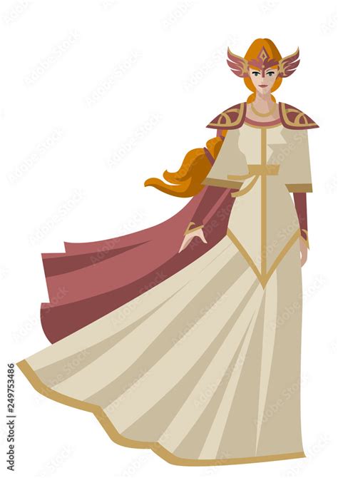 freya norse mythology goddess stock vector adobe stock