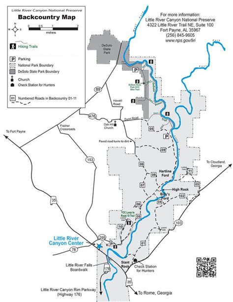 Little River Canyon National Preserve | PARK MAP