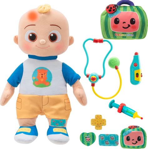 CoComelon Boo Boo JJ Deluxe Feature Plush - Includes Doctor Checkup Bag