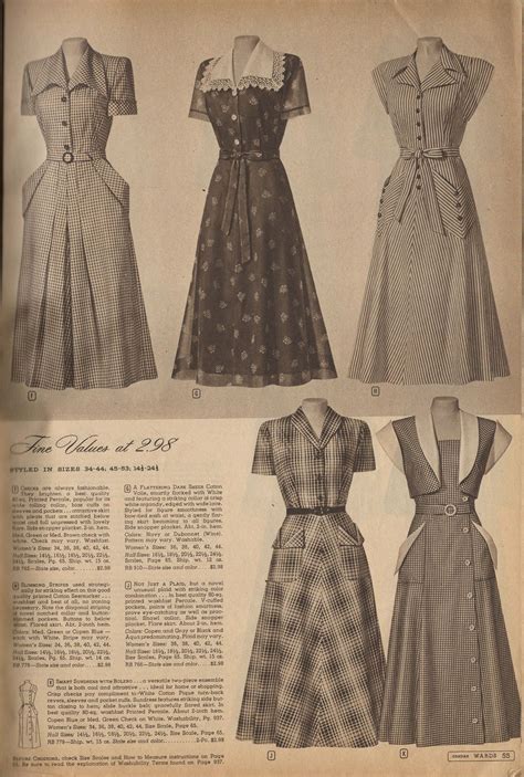 Pin by The Closet Historian on 1951: Montgomery Ward Spring Summer 1951