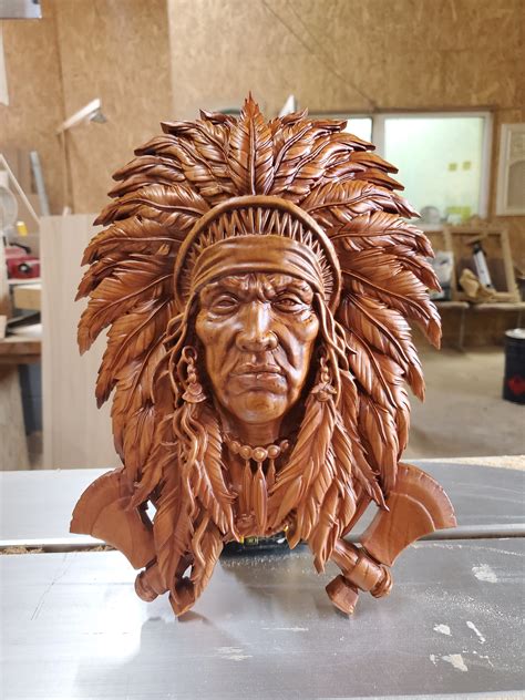 Wood Carving Native American Sale Online | dakora.com.co