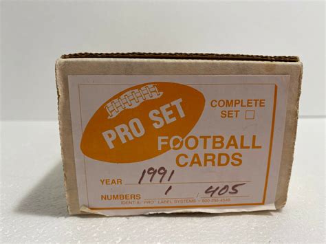 Mavin | 1991 Pro Set Football Cards Complete Set Series 1