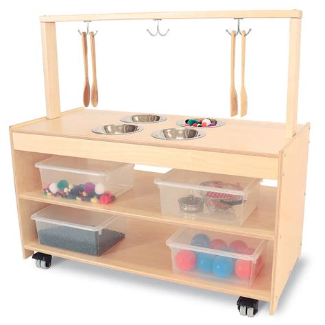 mobile sensory play kitchen interactive learning   move