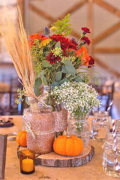 Simple Fall Centerpieces For Table