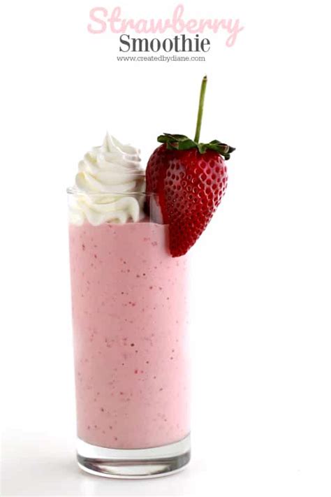 Strawberry Smoothie | Created by Diane