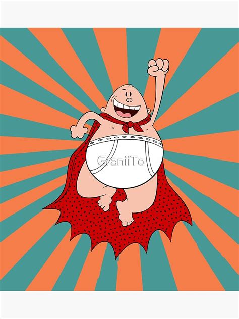 "Captain Underpants - Comic Cartoon" Poster for Sale by GraniiTo ...