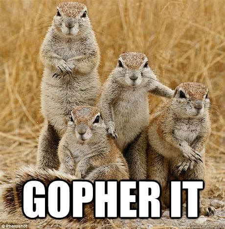 Inspirational Gopher Family memes | quickmeme