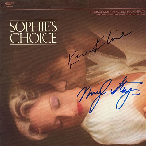 Sophie's Choice Cast Signed Movie Soundtrack Album - Crossroad Collectibles