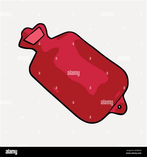 Hot water bottle clipart, object illustration vector Stock Vector Image & Art - Alamy