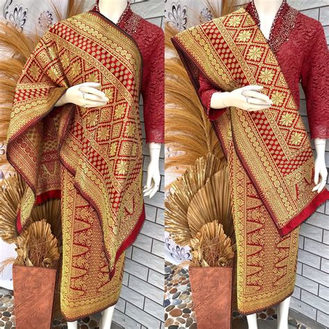 sonket asli palembang songket tenun palembang lazada indonesia