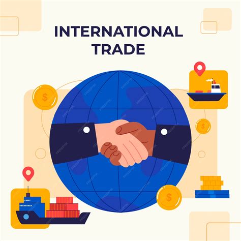 Premium Vector | Hand drawn international trade illustration