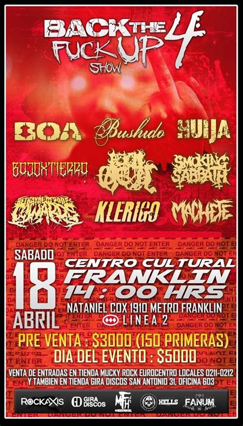 se viene   fuck  show  festival de metal nacional irockcl