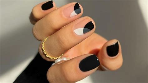 Nail Art en color negro: 3 diseños para uñas cortas que serán tendencia ...