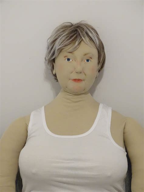Life Size Elderly Doll, Elderly Comfort Doll, Life Size Realistic Doll