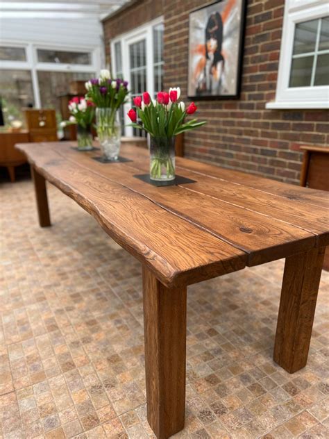 solid dining table  quality furniture  uk