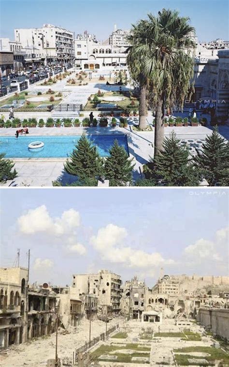 20 Before And After Pictures Of What War Did To Aleppo