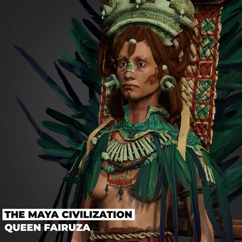 ArtStation - Maya Civilization - Queen Fairuza