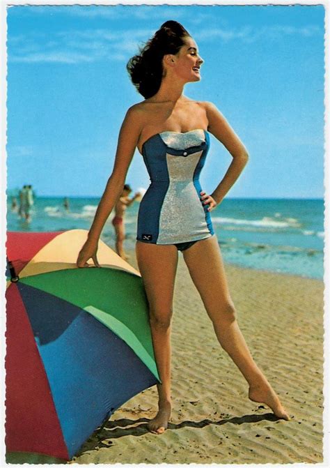 Beach love! | Винтажные купальники, Модели, Ретро мода