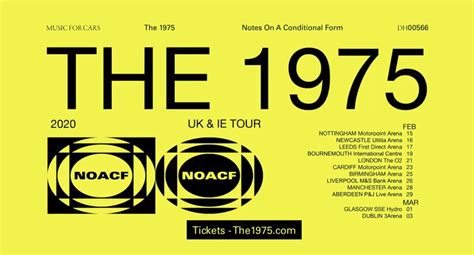 New UK Tour Dates February/March 2020 : r/the1975