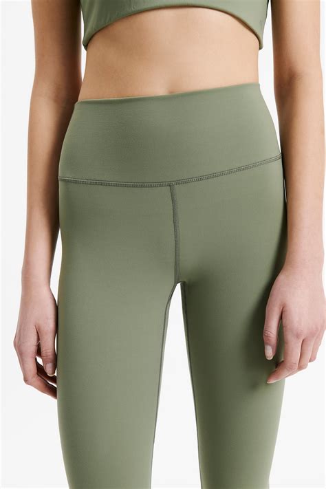 Shop Nude Active Full Length Tights in Willow | Nude Lucy