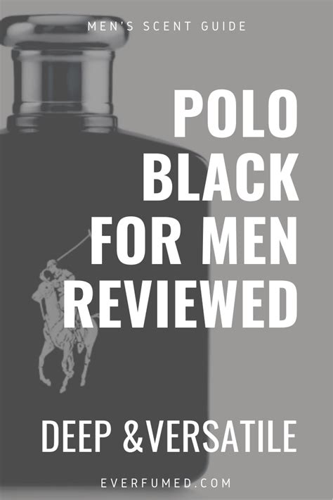 Deep But Versatile: Polo Black Cologne Review | Everfumed Fragrance Shop