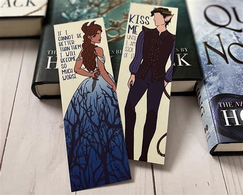 The Cruel Prince inspired bookmarks Jude and Cardan bookmarks | Etsy