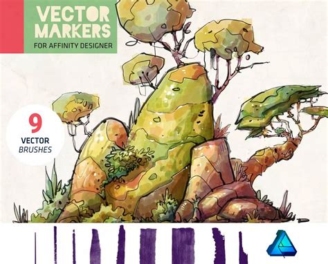 15+ Best Affinity Designer Brushes | Design Shack