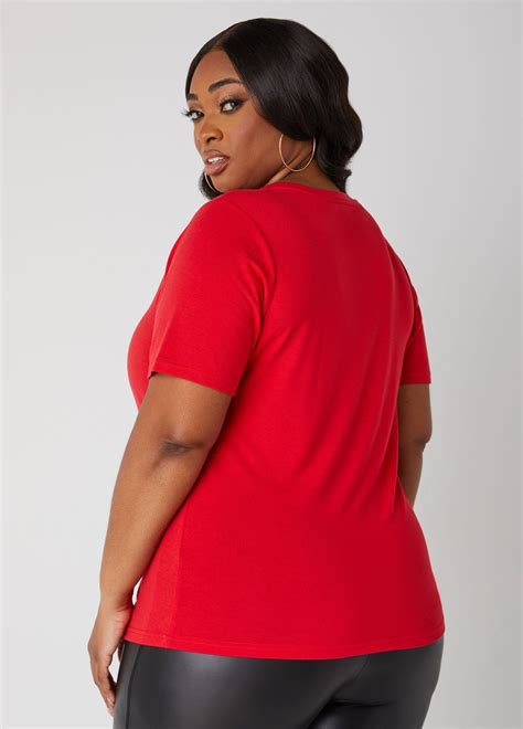 Plus Size Graphic Tees – Ashley Stewart