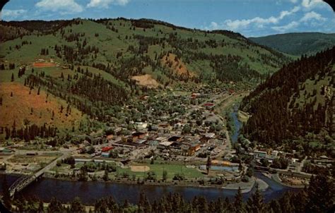 Bird's Eye View of Orofino Idaho