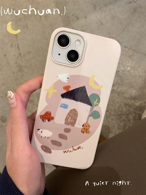 Childish Sketch Country House Phone Case | iPhone Case | Three Fleas