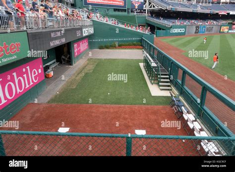 visitors bullpen nationals park home   washington nationals