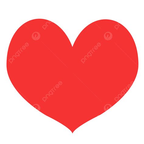 Fat Heart Clipart PNG Images, Fat Orange Red Decorative Love Heart ...