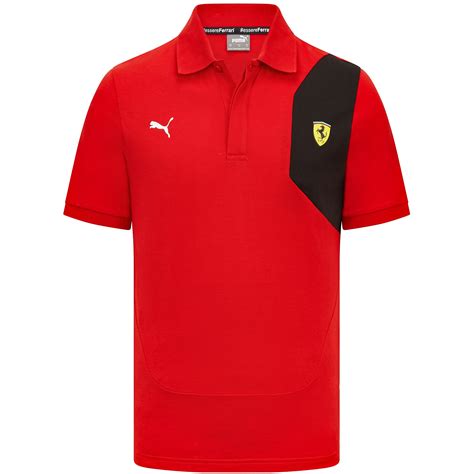Tricou Polo Ferrari Classic roșu - Fshop1 - Magazin F1™ București RO
