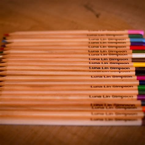 Personalized Pencils - Etsy