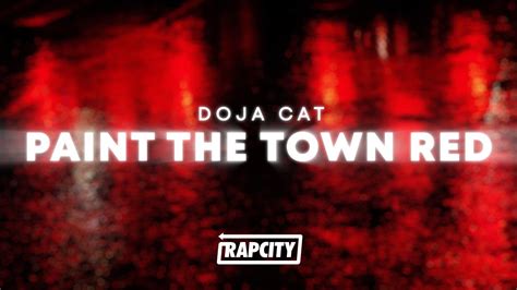 Doja Cat - Paint The Town Red (Lyrics) - YouTube