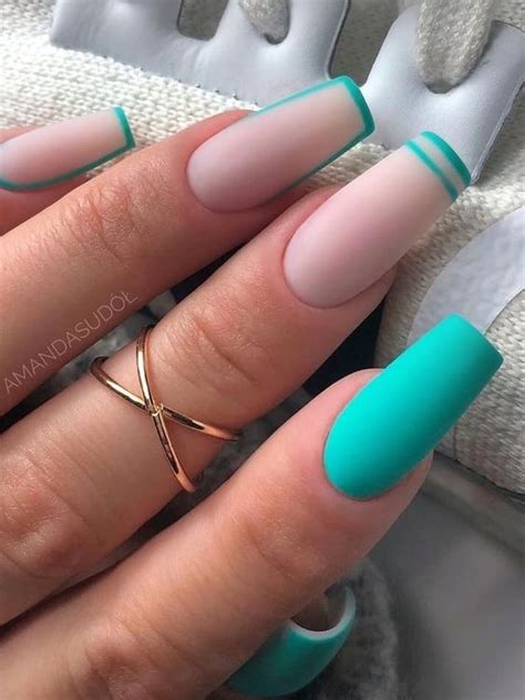 61+ Turquoise Nails To Help You Nail Your Beach Look! - TheFab20s