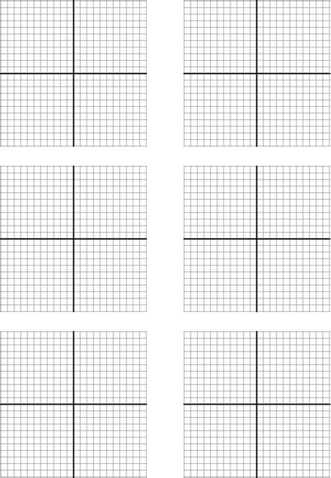 Printable Graph Paper With Axis And Numbers