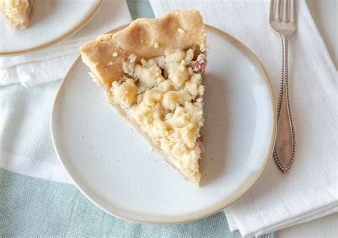 Rhubarb Crumb Pie - The Timeless Baker