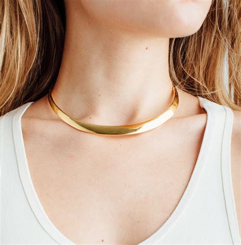 collar necklace  yellow rose  white gold