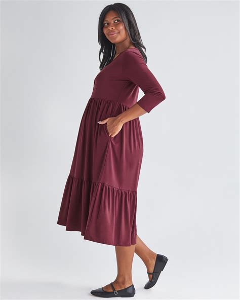 maternity dresses brown 4