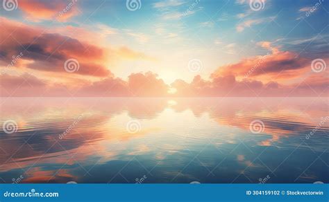 Horizon Sunrise Sky Background Stock Illustration - Illustration of glowing, peaceful: 304159102