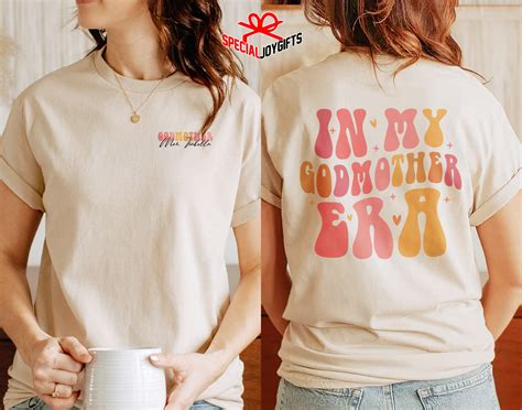 Godmother Shirt in My Godmother Era Shirt Custom Godmama - Etsy