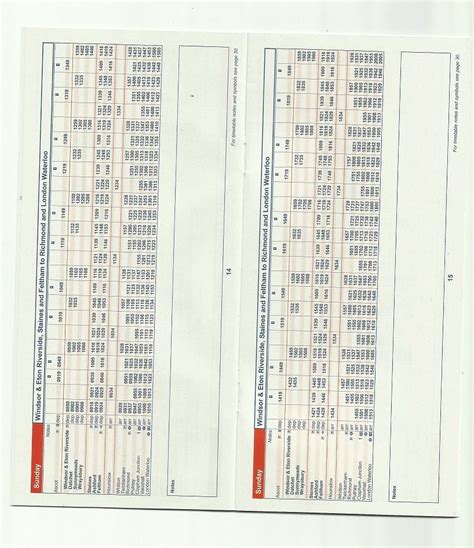 SOUTH WEST TRAINS UNITED KINGDOM WINDSOR LONDON WATERLOO TIMETABLE 2009