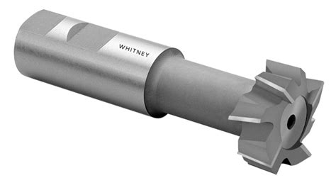 Whitney Tool T-Slot Milling Cutters, Long Shank T-Slot Milling Cutters