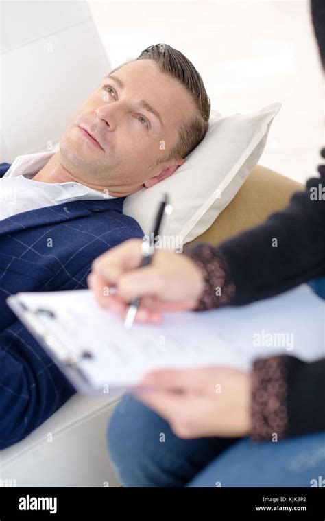 depressed man  treated stock photo alamy