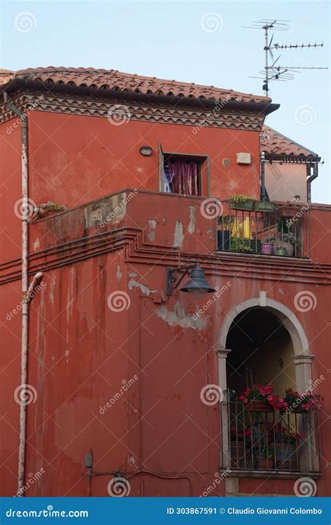 Historic Buildings of Potenza, Basilicata, Italy Stock Image - Image of ...