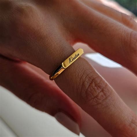 engraved ring etsy