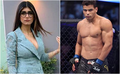 Download Paulo Costa And Mia Khalifa Wallpaper | Wallpapers.com